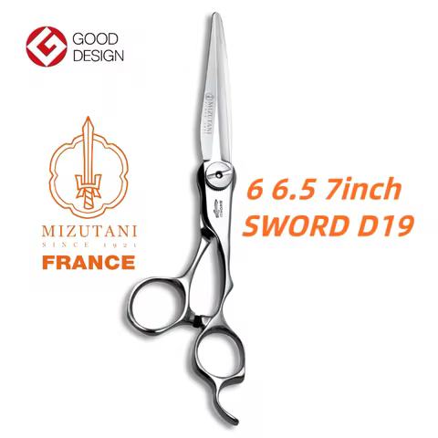 SWORD D19 Professional Barber Scissors Hairdressing Scissors Hairstylist Flat Cut Teeth Cut Big Samu