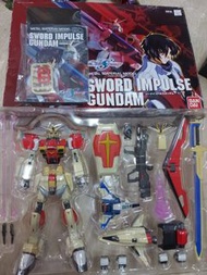 高達模型 sword impulse gundam metal 超合金 膠料有黃  全新