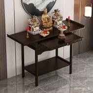HY-$ New Chinese Style Altar Altar Household Incense Burner Table Entrance Cabinet Shrine God of Wealth Clothes Closet S