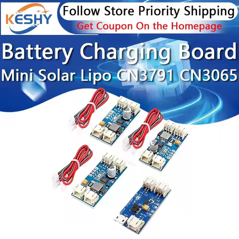Mini Solar Lipo Lithium Battery Charging Charger Board CN3791 CN3065 Solar Panel Regulator Controlle
