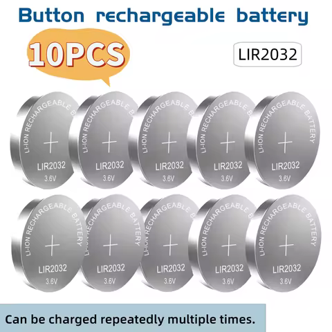 LIR2025 LIR2016 LIR2430 LIR2450Rechargeable Battery CR2032 CR2025 Lithium charging Can Replace CR203