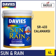 Davies Sun & Rain Acrylic Elastomeric Paint - Yellows 4L