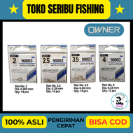 Mata Kail Pancing Owner Akita Kitsune 90003 Tanpa Lubang | Kail Tajam Wader Kecil Jepang | No 2 2.5