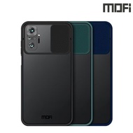 紅米Redmi Note 10 Pro MOFI 型盾系列 半透磨砂 鏡頭滑蓋保護殼 手機後背硬殼Case Shell 0544A