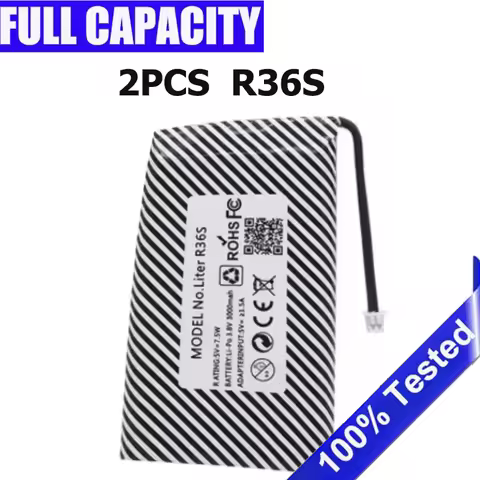 New Battery for R36S retro handheld game console 3000mAh rechargeable 3.8V Replacement Bateria