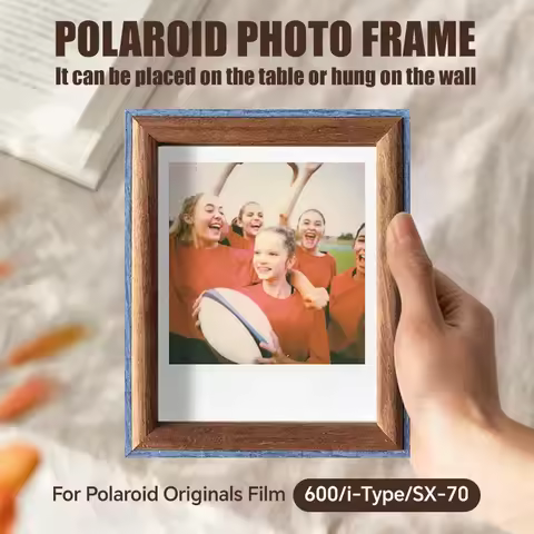 2pc, Polaroid Photo Frame for Polaroid Original Itype 600 SX70 Film Pictures, 4.2” x 3.5” Frames for