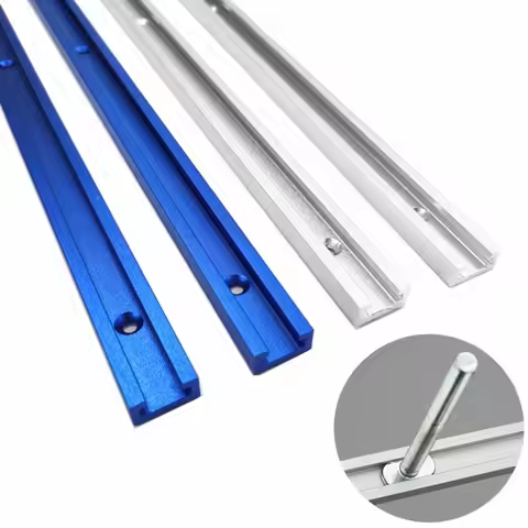 300-800MM Model 19 T-tracks Aluminum T Slot miter gauge Track Jig Fixture for Router Table Bandsaws 