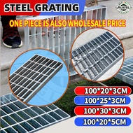 Hot-Dipped Galvanized Ditch Steel Grating Floor Drain Industrial Grate Heavy Duty Drainage cover