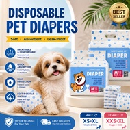 36PCS One Pack Pet Dog&Cat Male and Female Disposable Pack Diaper for Dog Diapers