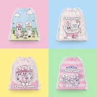 Esther Bunny Ezler Bunny Drawstring bag Drawstring Cartoon Small Bag Student Miscellaneous Storage B