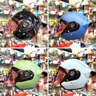 HELMET MURAH FREE SIZE HELMET E1 D2 READY STOCK WHITE RED BLUE BLACK NANO GREY MATT BLUE MATT GREEN