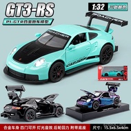 Ornaments 32gt3rs Alloy Sports Car Industry Jia1 Mini Car Model Boy Car Model Porsche Toy Car 911 4D