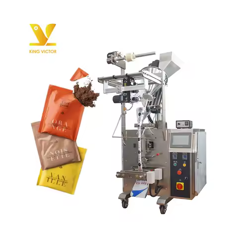 Automatic small pouch sachet stick powder packaging machine coffee coca powder packing machine