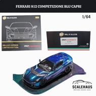 TOC Limited Editiondeluxe 1 Ferrari 812 Competizione Blu Capri64/