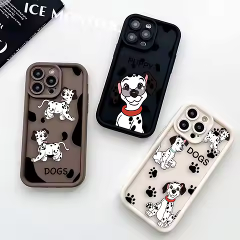 Cute Dalmatian Dog Luxtury Phone Case For VIVO V20 V23 V23E V25 V27 V29 V30 V30E X60 X70 X80 X90 X10