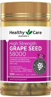 🇦🇺澳洲代購 Healthy Care Grape Seed 58000 200 Capsules