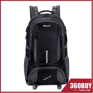 High-Quality Waterproof 85L Large-Capacity Backpack Simple Casual Men Women Hiking Travel Backpack O