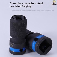 [CLA] 3pcs Impact Hex Converter, 1/2 3/8 1/4-INCH Drive Female To 1/4-Inch Hex Adapter, Impact Wrenc
