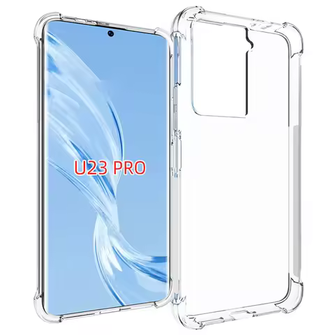For HTC U23 Pro HTCU23Pro 5G Case Clear Airbag Silicone TPU Soft Back Cover for HTC U23 Pro HTCU23Pr