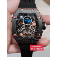 Haofa 3D Spaceship Automatic Movement Carbon Fiber 5ATM Men Watch