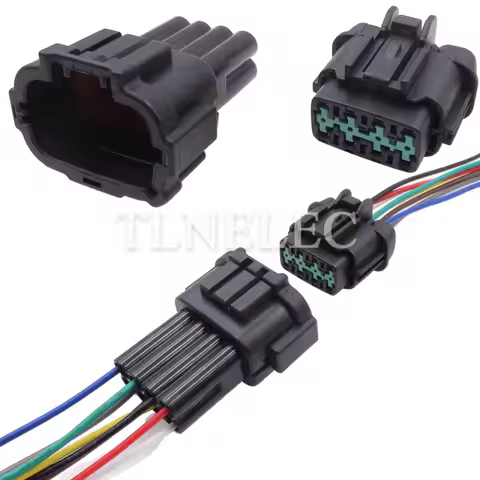 8 Pin Way Auto Wire Connector Car Headlight Sockets For Nissan Sylphy Teana 6918-1780 6185-1177 6188