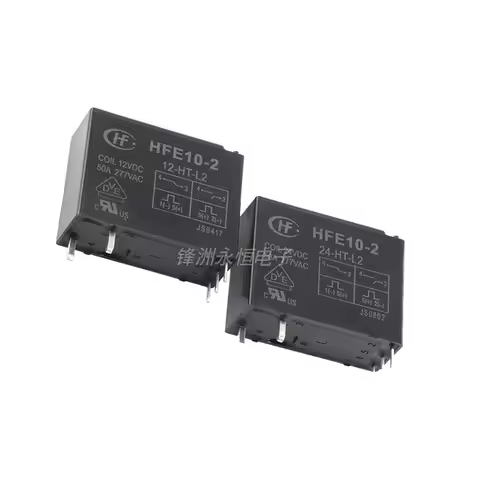 1PCS/LOT Relay HFE10-2/1-12 24-HT-L2/L1 50A A Group Of Normally Open Double Coil With Manual Switch
