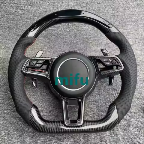 For Porsche steering wheel Macan Cayenne Panamera Taycan 718 Cayman 991 992 911 Carrera GT2 GT2RS GT