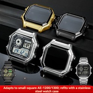 Suitable for Casio AE-1200WH AE-1300 Modified Stainless Steel Case WS-1600 Metal Case