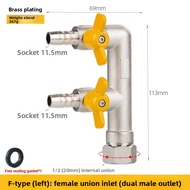 Copper Gas Valve 3-Way Valve