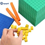 Legogoll Ten Complete Set Kids Math Plaything Math Plastic Base Ten Set Cube Kids Math Plaything Cou