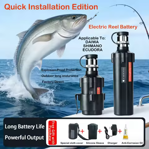 14.8V Quick Installation 10000mAh Waterproof Electric Reel Battery For SHIMANO DAIWA ECOODA Wheel Se