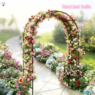 Garden Arch Trellis for Climbing Plants, Metal Wedding Arch Flowers Frame Backdrop Stand,Balloon Dec