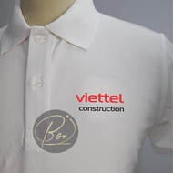 Polo T-shirt "Viettel.Construction" all sizes - Bonshop94.HCM HCM HCM