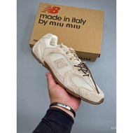 MiuxNewBalance530 Thick-Soled Leather Sneakers - Trendy Sport Shoe