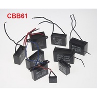 AC Motor Ceiling Fan Capacitor 450VAC Compatible CBB61