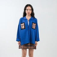 Blueprint Shirt Cobalt Blue