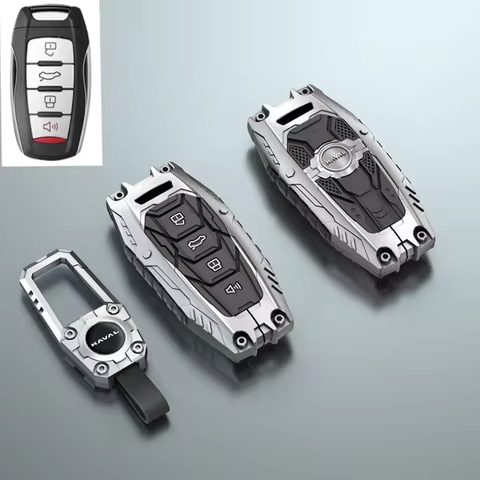 Car Key Case Cover for Great Wall Haval Jolion 2022 H6 H7 H4 H9 F5 F7 F7X F7H H2S GMW Dargo Shell Fo