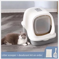 Fully enclosed litter box Large cat toilet Large space cat toilet Cat litter box