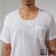 三槍牌5件組時尚型男縐縐布短袖衫HE432 尺寸38