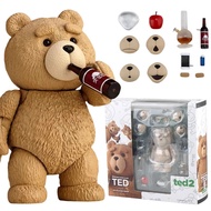 Ted 2 Action Figure - Amazing Yamaguchi Revoltech No.006 Teddy Bear, BJD Style Movable Doll Model To