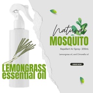 Bhutan #1 Natural Mosquito Repellent Air Spray 200mL Blend of Bhutan Organic Lemongrass Oil Alcohol