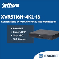 DAHUA XVR5116H-4KL-I3 16CH PENTABRID 4K VALUE/5MP MINI 1U 1HDD WIZSENSE DVR