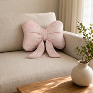 Shaped Pillow Jacquard Pillow Home Decor Gathered Knot Padded for Office Seat