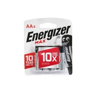Energizer max E91BP4 Alkaline Battery AA (4PCS)