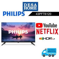 (FREE SHIPPING) PHILIPS 43PFT6120/68  43'' FULL HD LED SMART TV 6120 / PFT6120/ 43 6120