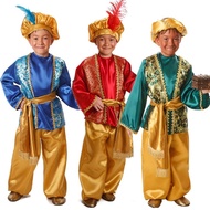 Halloween Arabian Masquerade Aladdin Prince Costume for Kids