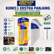 L-Shaped Wrench Extra LongBINTANG Set of 9 AMERICAN TOOL AMT8859004 TORX Key Extra Long Cr-V AMTOOL