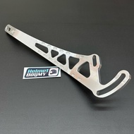9MM TEBAL KINGDRAG RACING CNC ADJUSTABLE EXHAUST BRACKET EXZOS TAPAK YAMAHA Y16 Y15