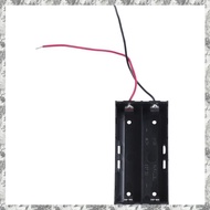 [I O J E] Plastic 2 x 3.7 V 18650 Battery Holder Case Black