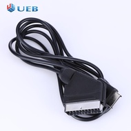 1.8m RGB SCART Cable Game Console Cable TV AV Cable for PS1 PS2 PS3 Line Console